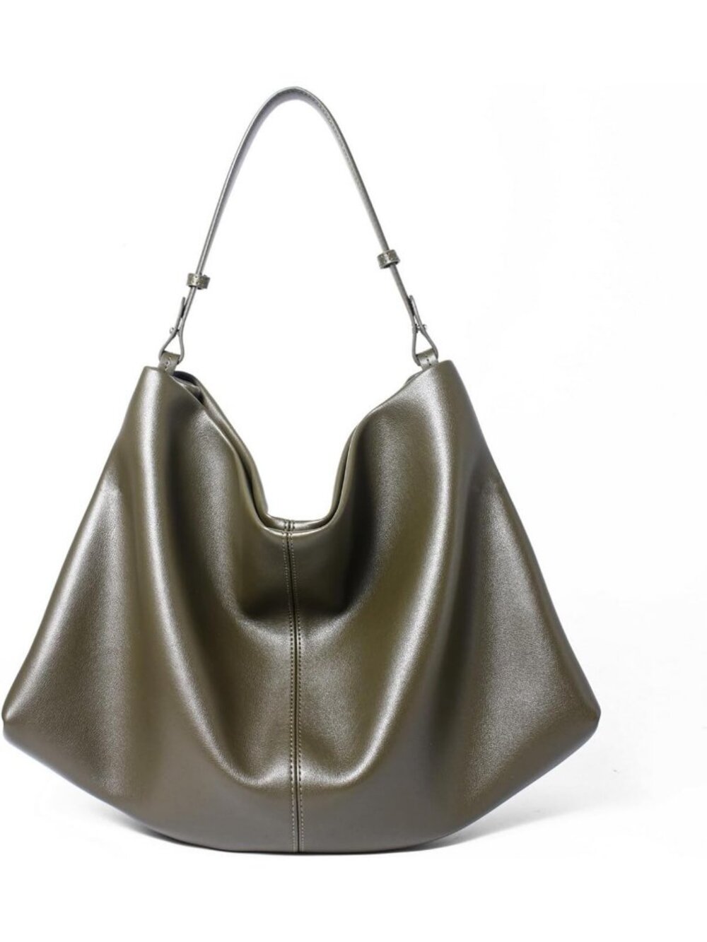 Chic Minimalist Soft Leather Tote Bag | Stylish Shoulder Purse for Work & Daily